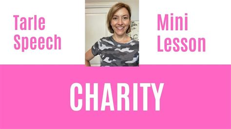 How to pronounce charity in English .